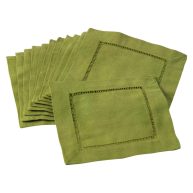 Saro Square Hemstitched Napkin