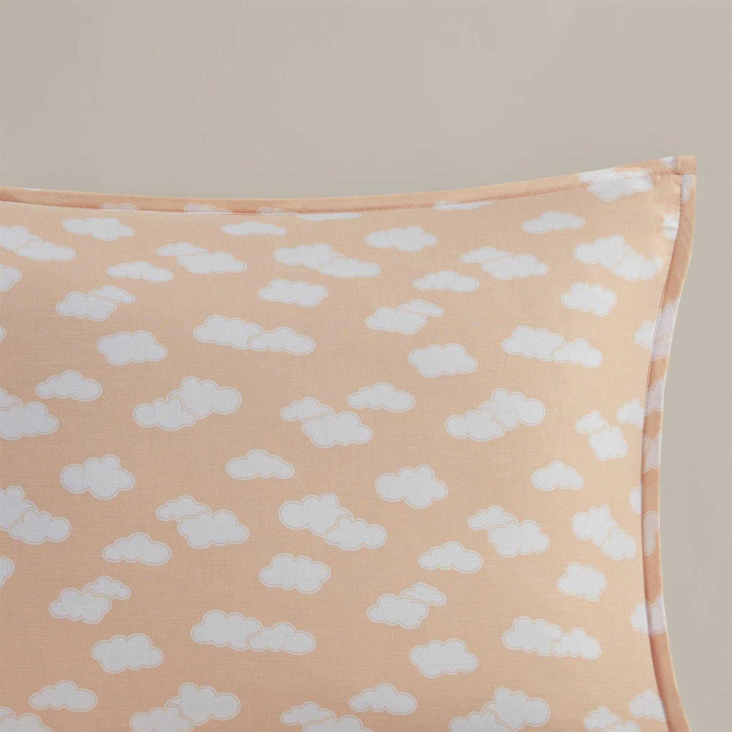 Urban Habitat Kids Dawn Reversible Sunshine Printed Cotton Quilt Set with Throw Pillow - Image 4