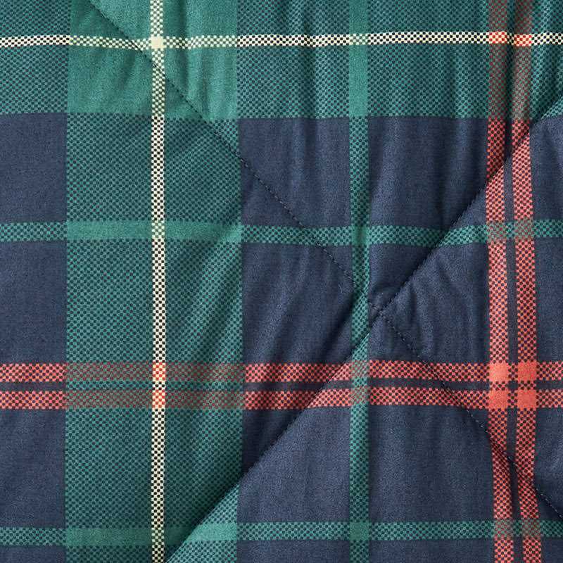 The Company Store LoftAIRE Holiday Throw Blanket Blue/ Green - Image 3