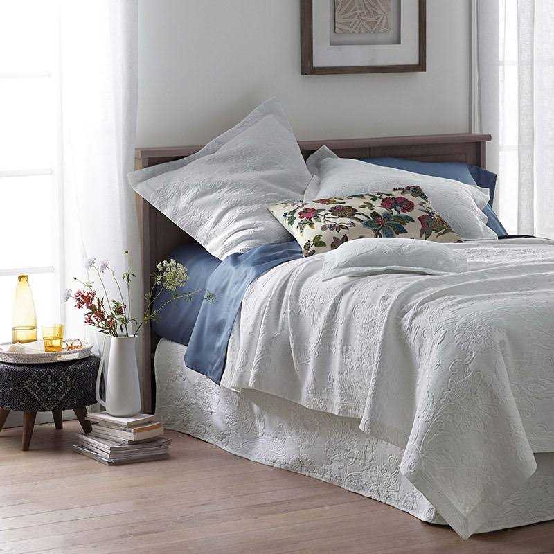 The Company Store Putnam Cotton Matelasse 14 in. Drop Bed Skirt - Image 2