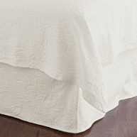 The Company Store Putnam Cotton Matelasse 14 in. Drop Bed Skirt