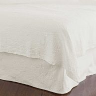 The Company Store Putnam Cotton Matelasse 14 in. Drop Bed Skirt