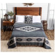 White River Home Upper Mesa Falls Reversible Wool Blanket