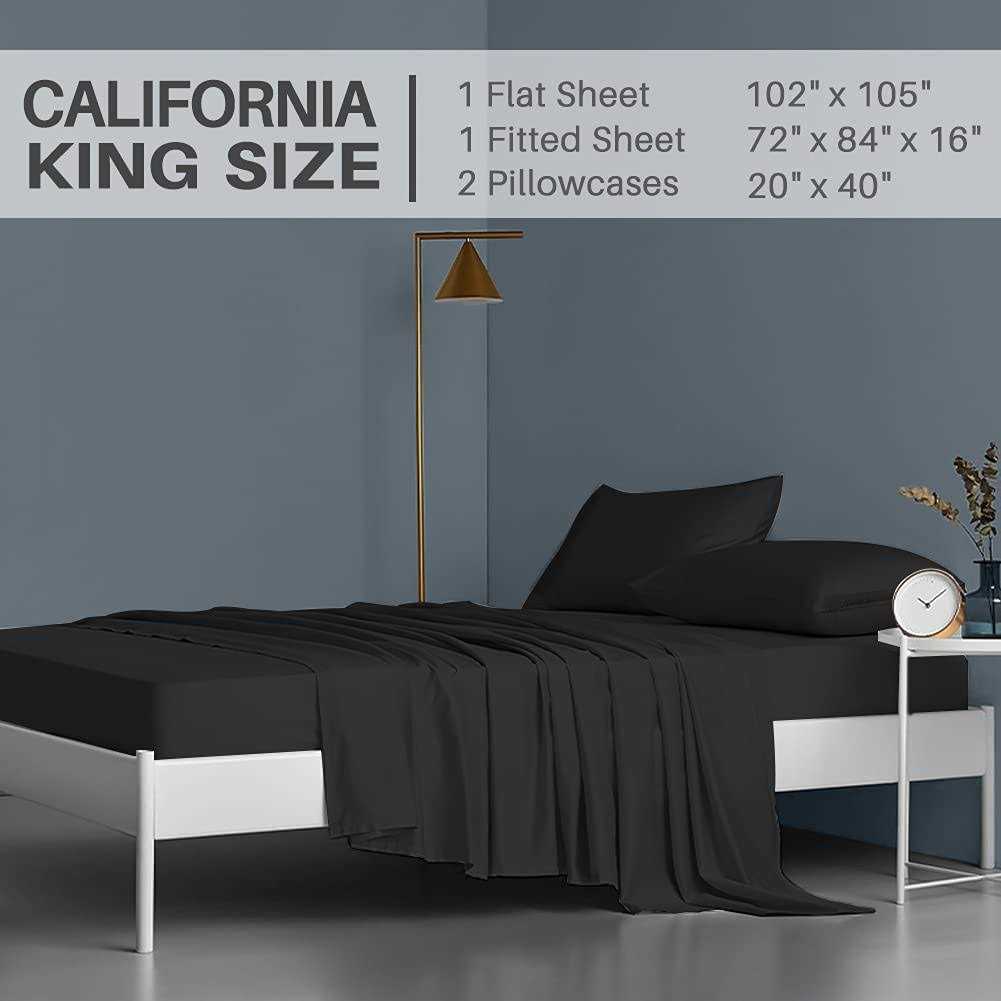 Secura Everyday Luxury Queen Bed Sheet Set 4 Piece Soft Microfiber 1800 Thread Count 16 Deep Pocket Sheet - Image 2