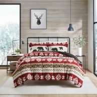 Woolrich Tunbridge Print Sherpa Comforter Set