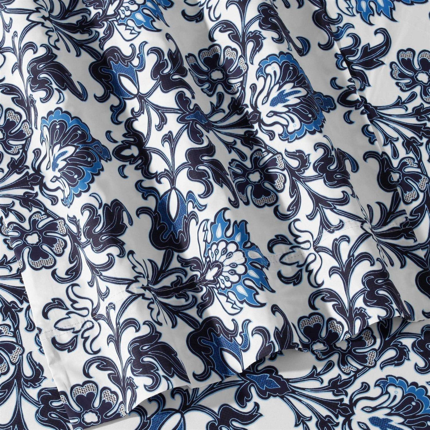 Tribeca Living Egyptian Cotton Percale Extra Deep Pocket Sheet Set - Image 2