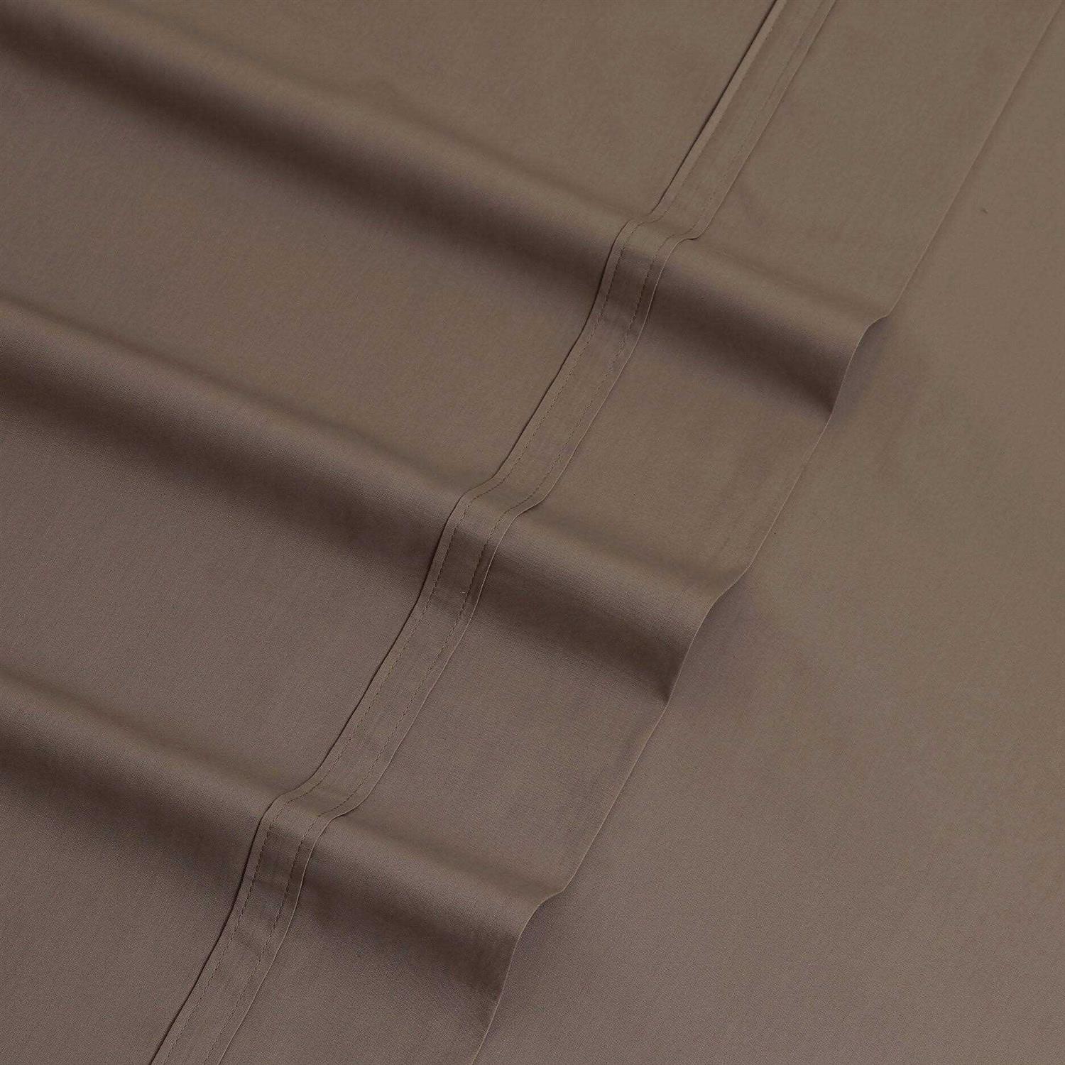 Tribeca Living Egyptian Cotton Percale Extra Deep Pocket Sheet Set - Image 3