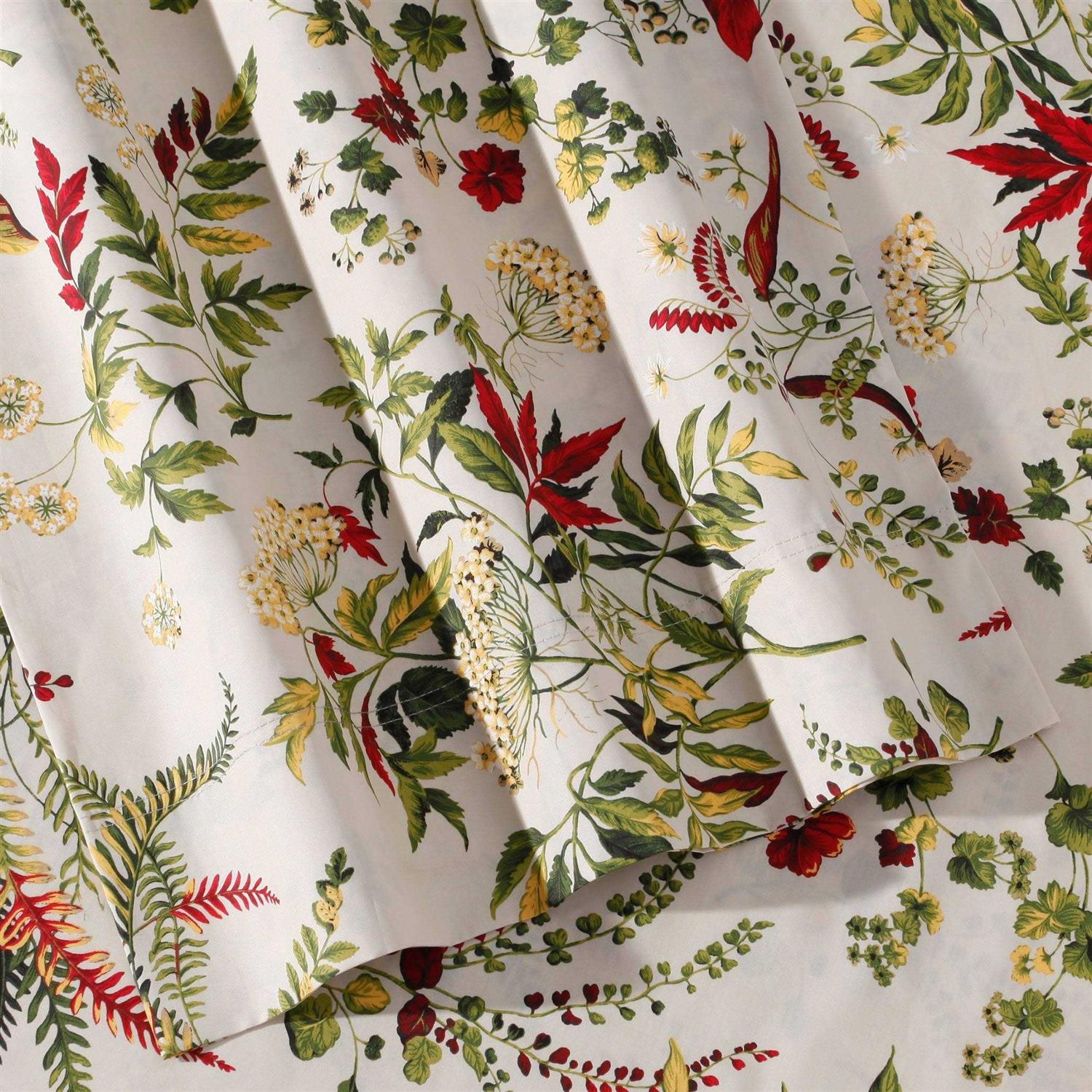 Tribeca Living Egyptian Cotton Percale Extra Deep Pocket Sheet Set