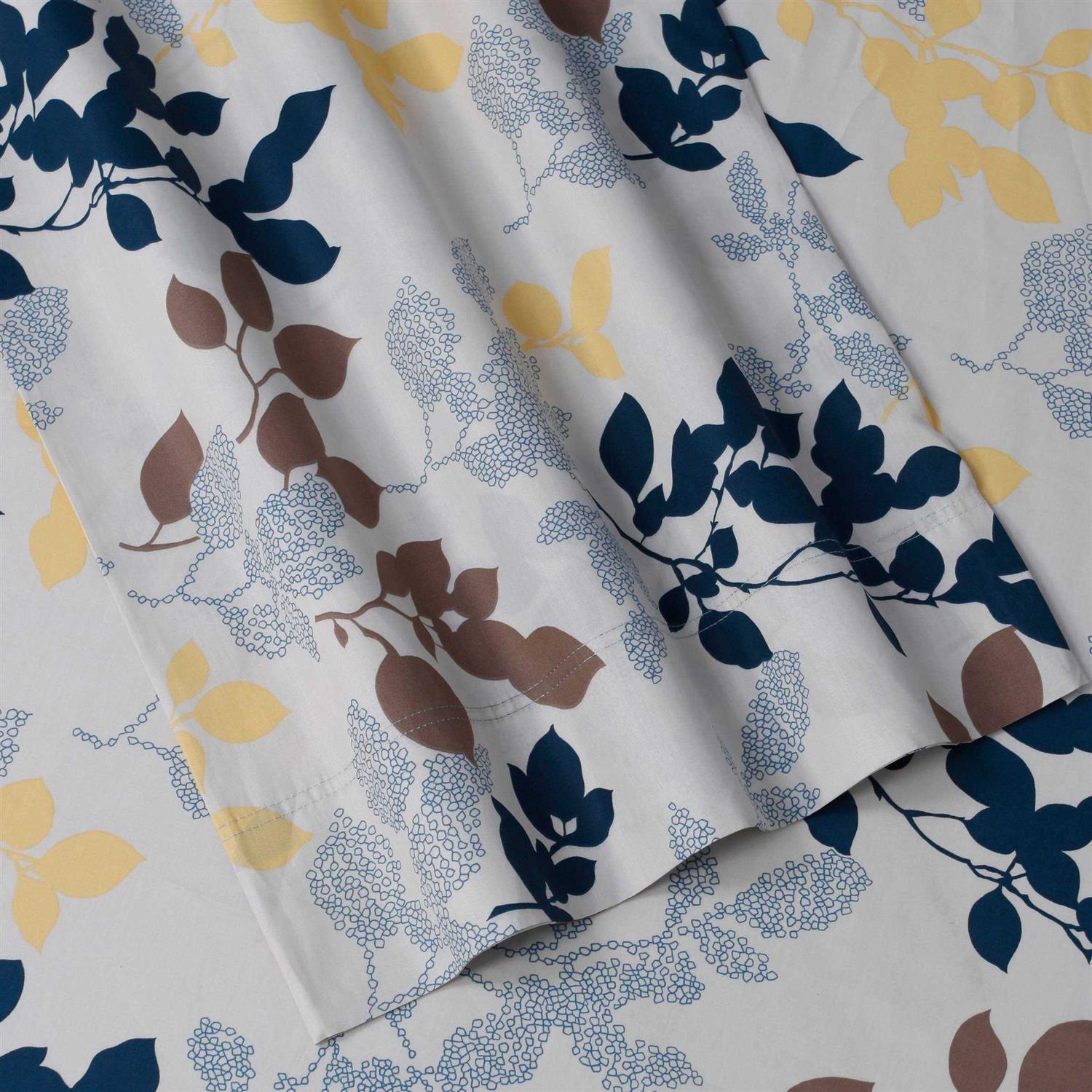 Tribeca Living Egyptian Cotton Percale Extra Deep Pocket Sheet Set - Image 2