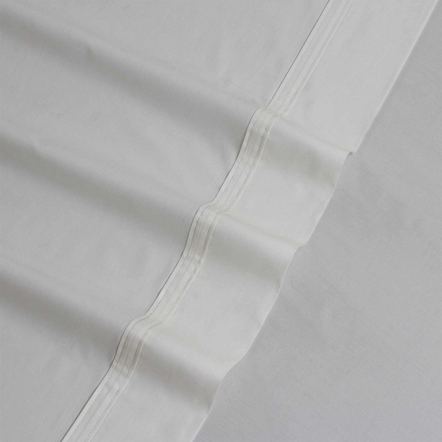 Tribeca Living Egyptian Cotton Percale Extra Deep Pocket Sheet Set - Image 4