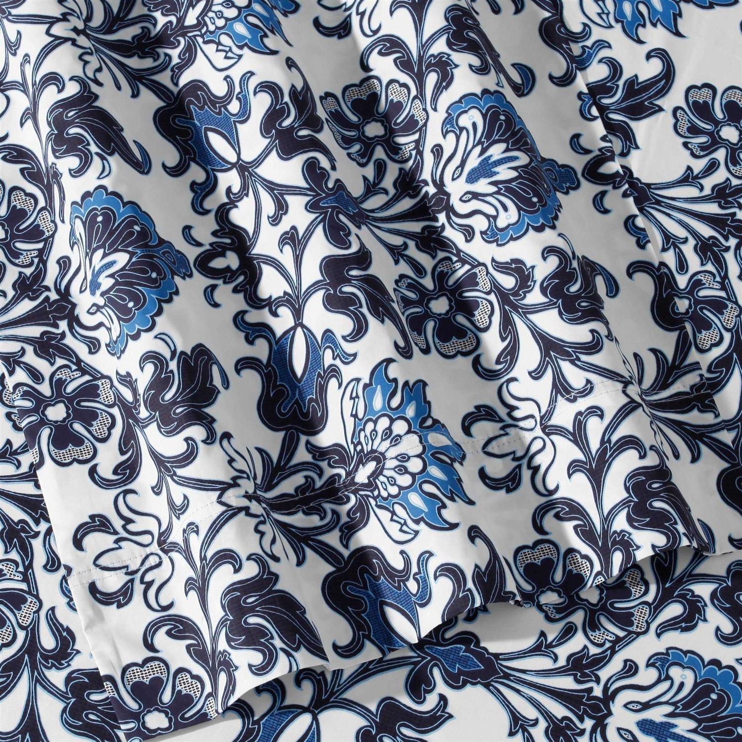 Tribeca Living Egyptian Cotton Percale Extra Deep Pocket Sheet Set - Image 5