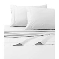 Tribeca Living Egyptian Cotton Percale Extra Deep Pocket Sheet Set