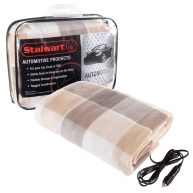 Stalwart 12V Fleece Car Electric Blanket