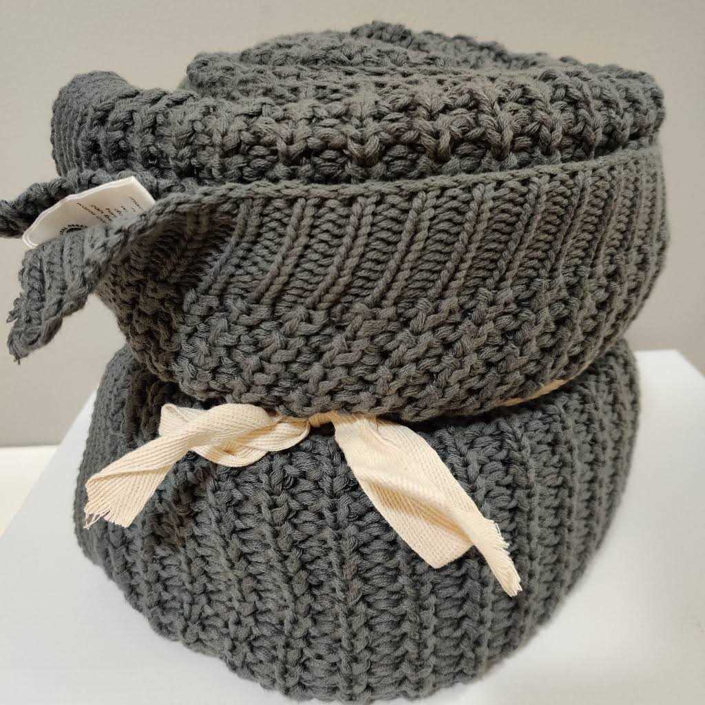 Truly Soft 50×60 Chunky Knit Organic Throw Blanket - Image 5