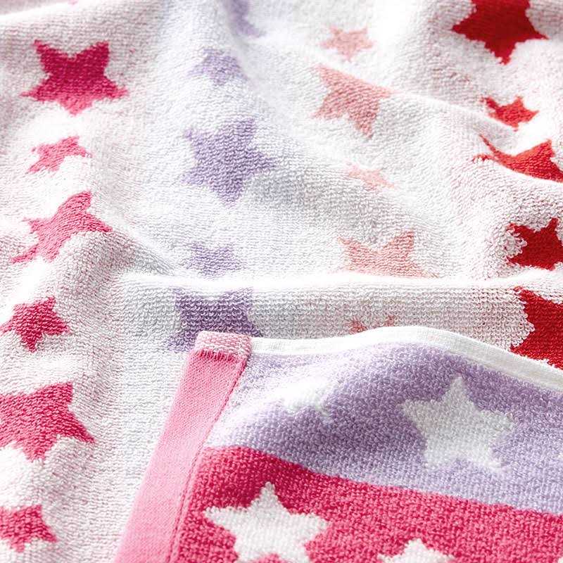 The Company Store Star Cotton Bath Towel Pink Size - Image 4