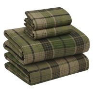 Ruvanti 100% Cotton 4 Pcs Flannel Sheets
