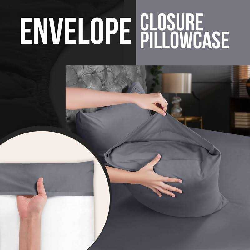 Utopia Bedding 4 Pack Pillowcases - Image 4