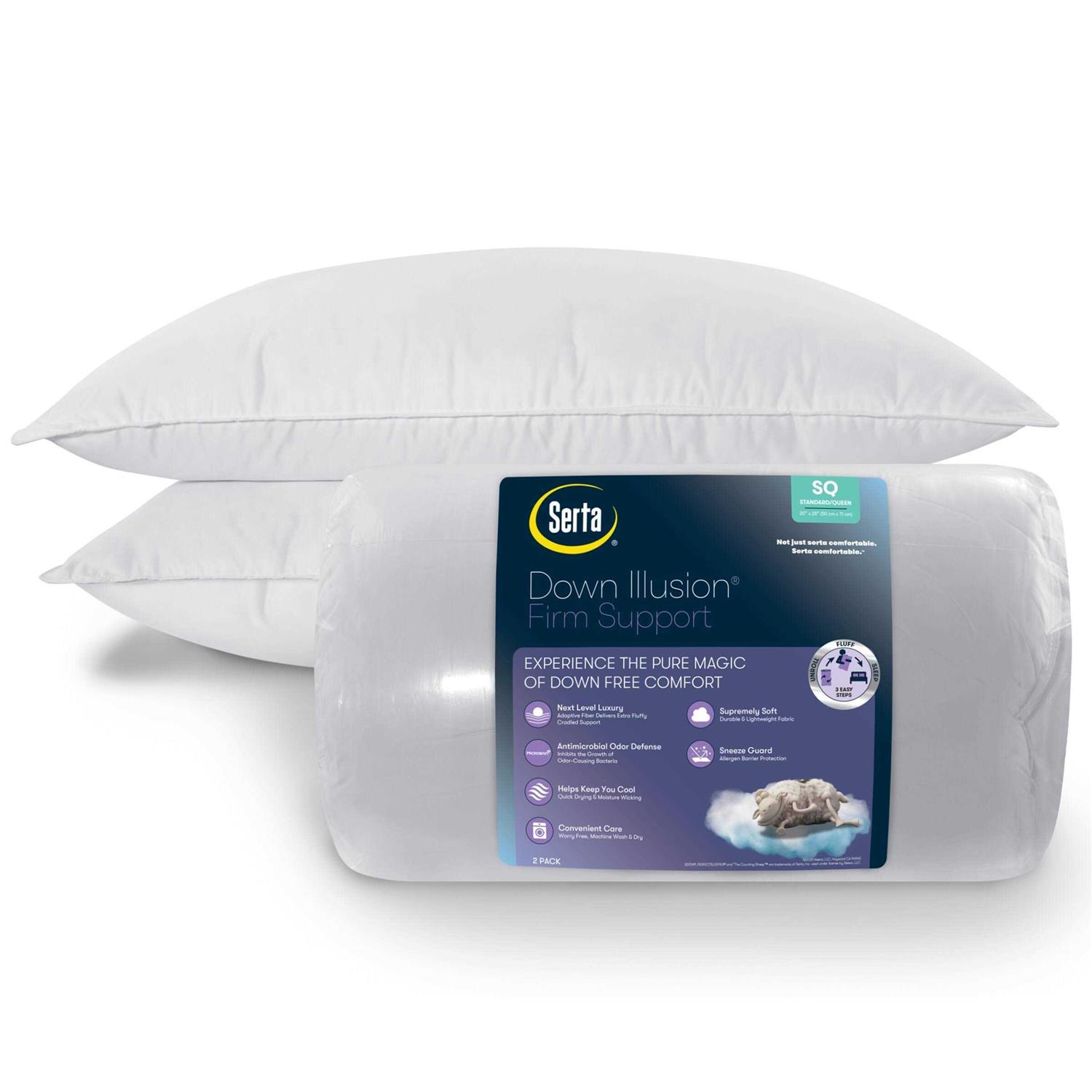 Serta Down Illusion Density Pillow 2-Pack - Image 4