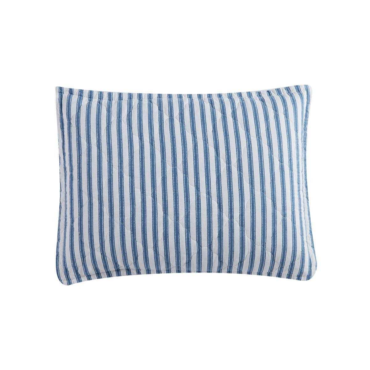 Stone Cottage Willow Way Ticking Stripe Quilt Set - Image 4