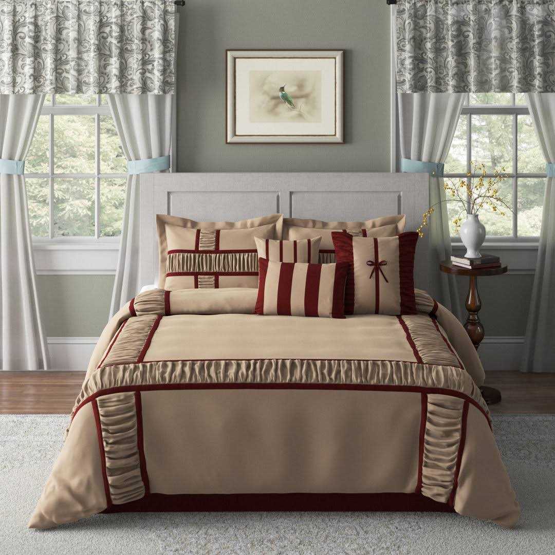 Rowley Microfiber 7 Piece Comforter Set Lark Manor