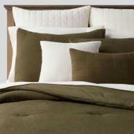 Threshold 12pc Micro Texture Comforter & Sheet Bedding Set