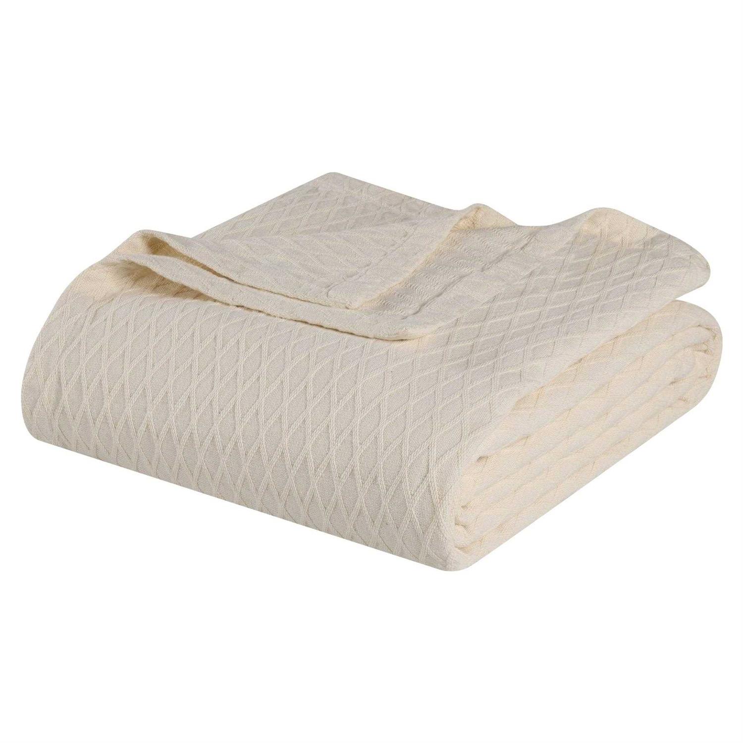 Superior Cotton All-Season Diamond Blanket - Image 3
