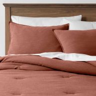 Threshold King Space Dyed Cotton Linen Comforter Sham Set