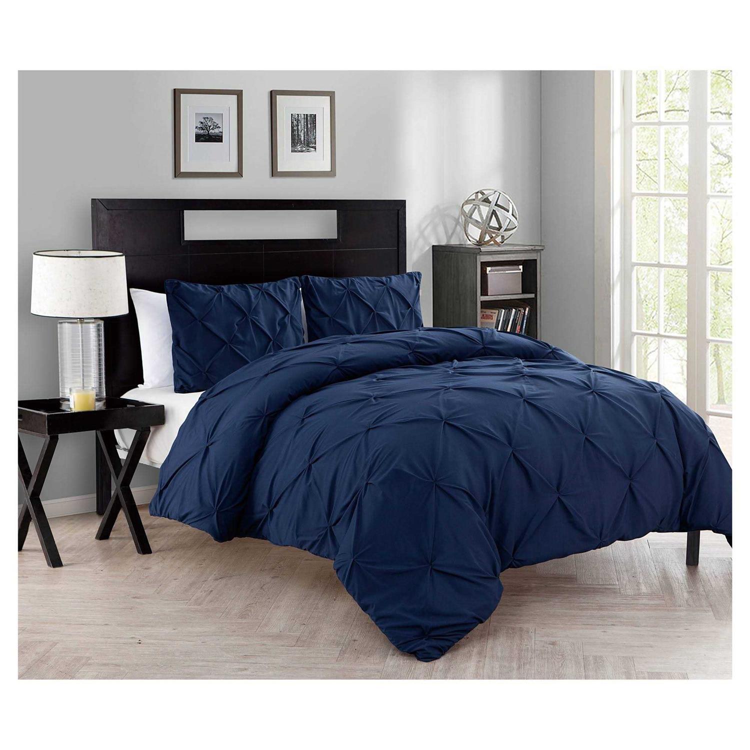 Vcny Home Carmen Pintuck 4 Piece Comforter Set