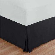 Utopia Bedding Bed Skirt Soft Quadruple Pleated Ruffle Easy Fit with 16 Inch Tailored Drop