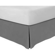 Utopia Bedding Bed Skirt Soft Quadruple Pleated Ruffle Easy Fit with 16 Inch Tailored Drop