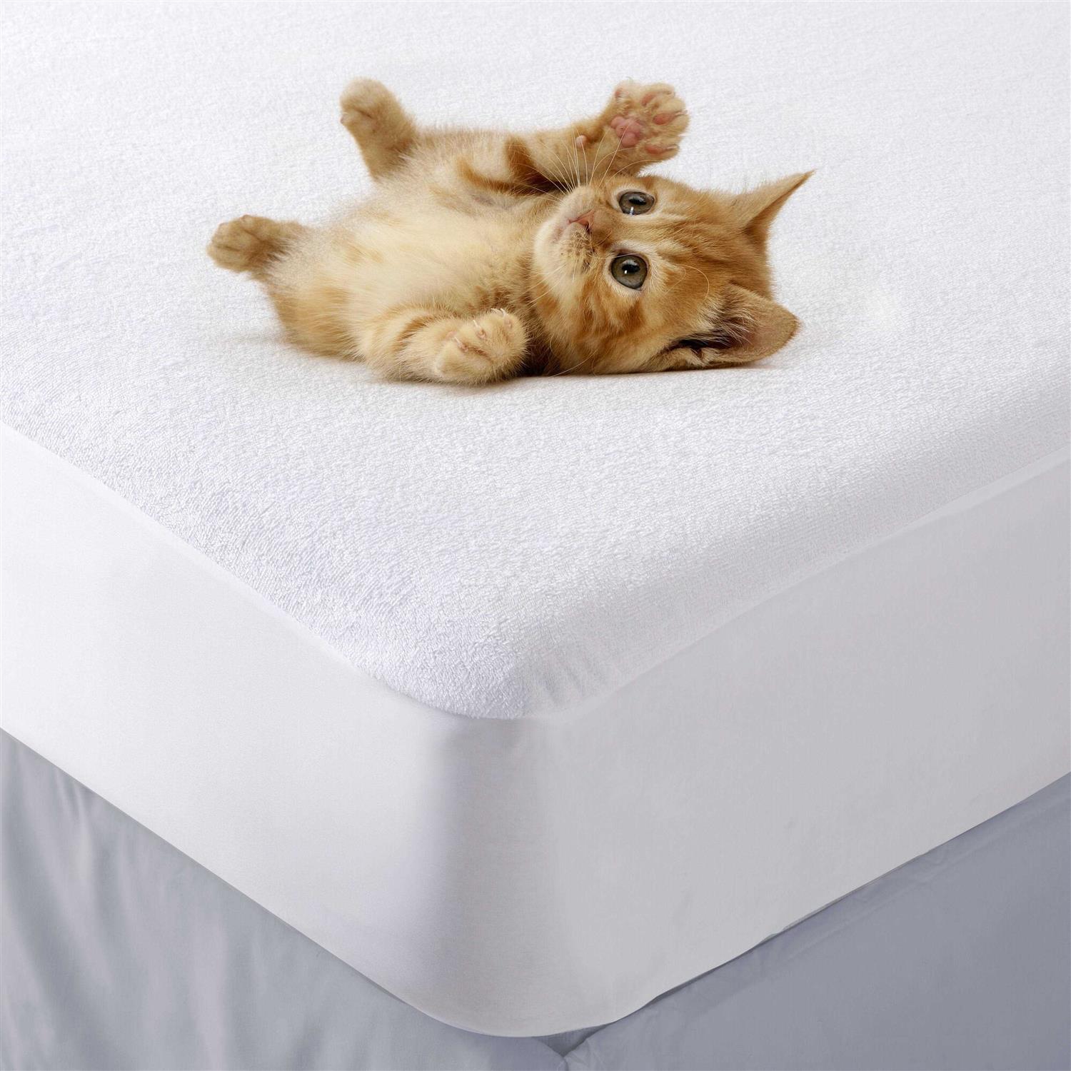 Superior Hypoallergenic 100-percent Waterproof Cotton Premium Mattress Protector - Image 2