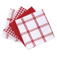 T-fal Textiles 4-Pack Cotton Flat Waffle Dish Cloth