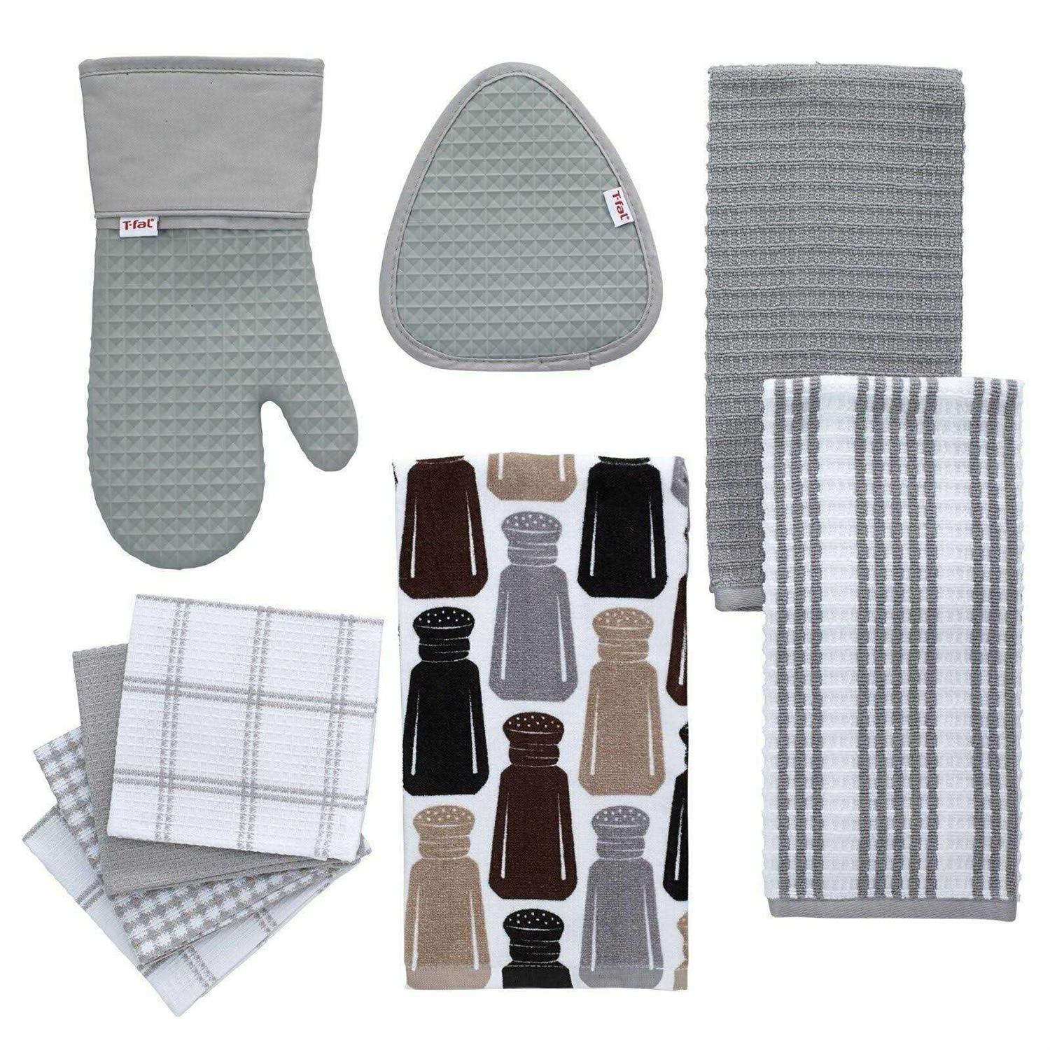 T-fal Textiles 4-Pack Cotton Flat Waffle Dish Cloth - Image 4