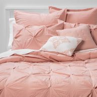 Threshold Pinch Pleat Duvet Sham Set