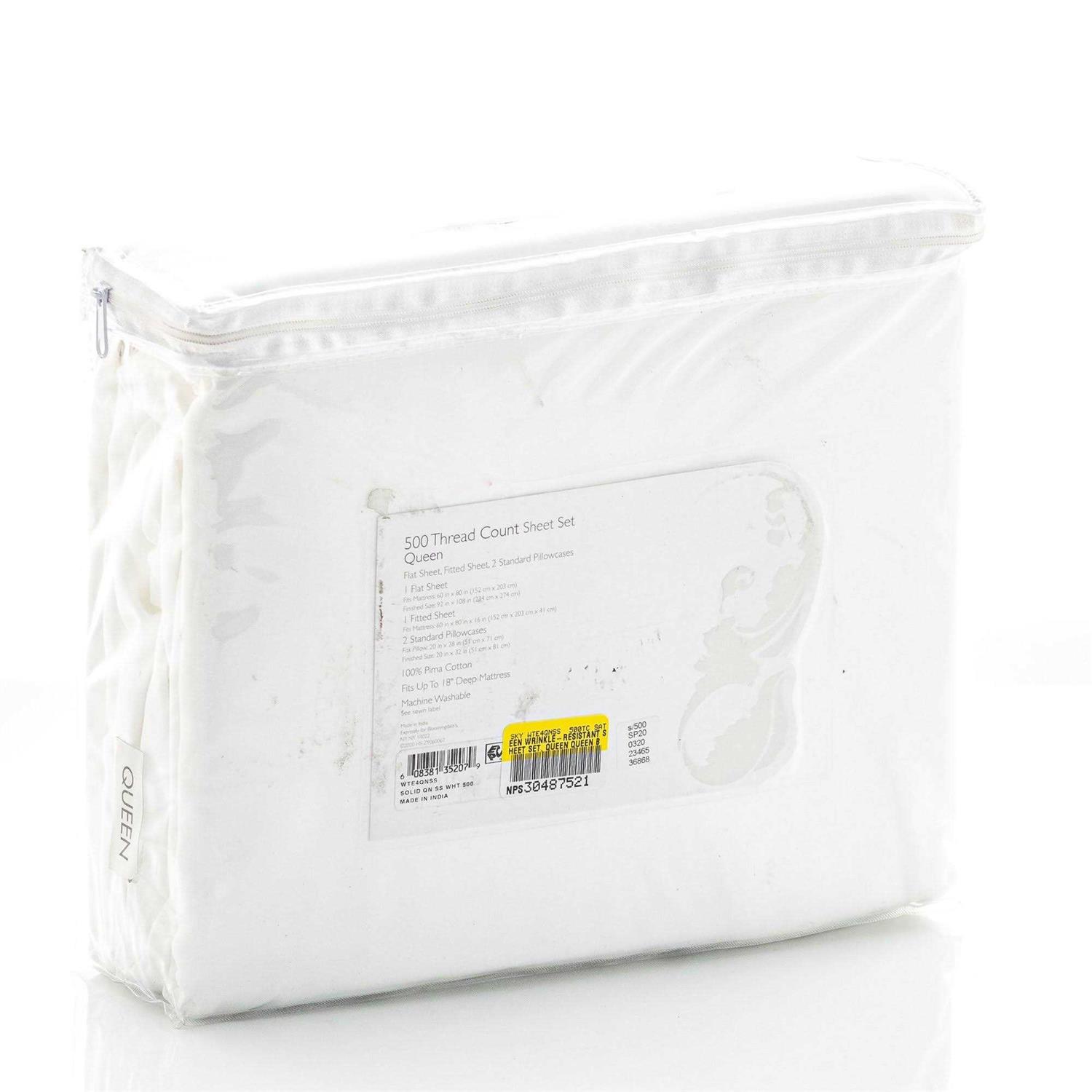 Sky 500TC Sateen Wrinkle-Resistant Sheet Set - Image 4