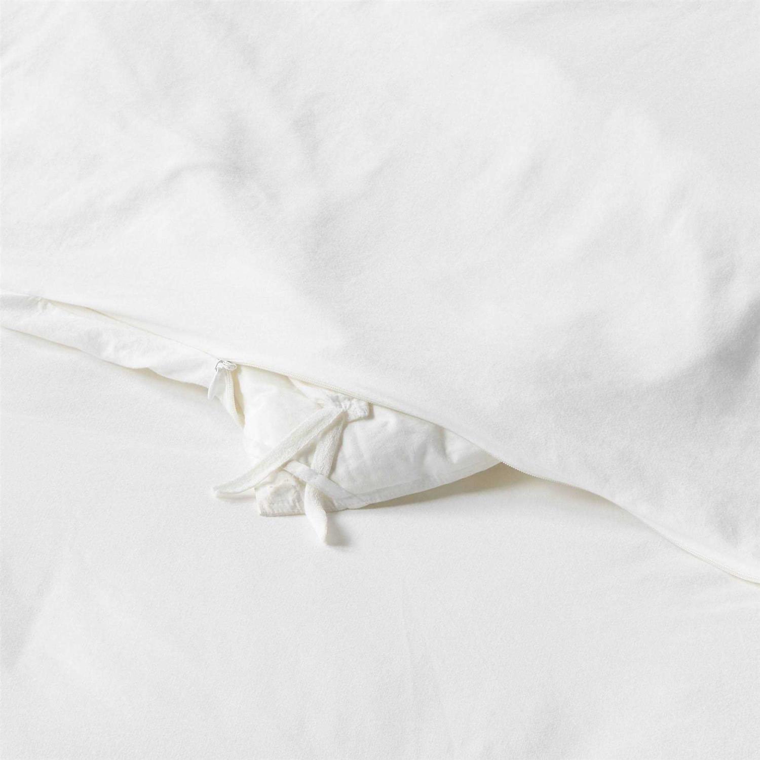 Threshold 3pc Washed Cotton Sateen Duvet & Sham Set - Image 4