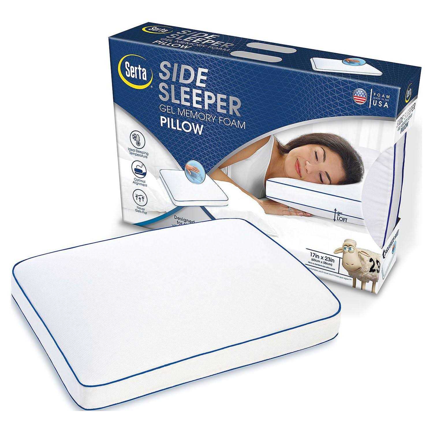 Serta Gel Memory Foam Side Sleeper Pillow - Image 2