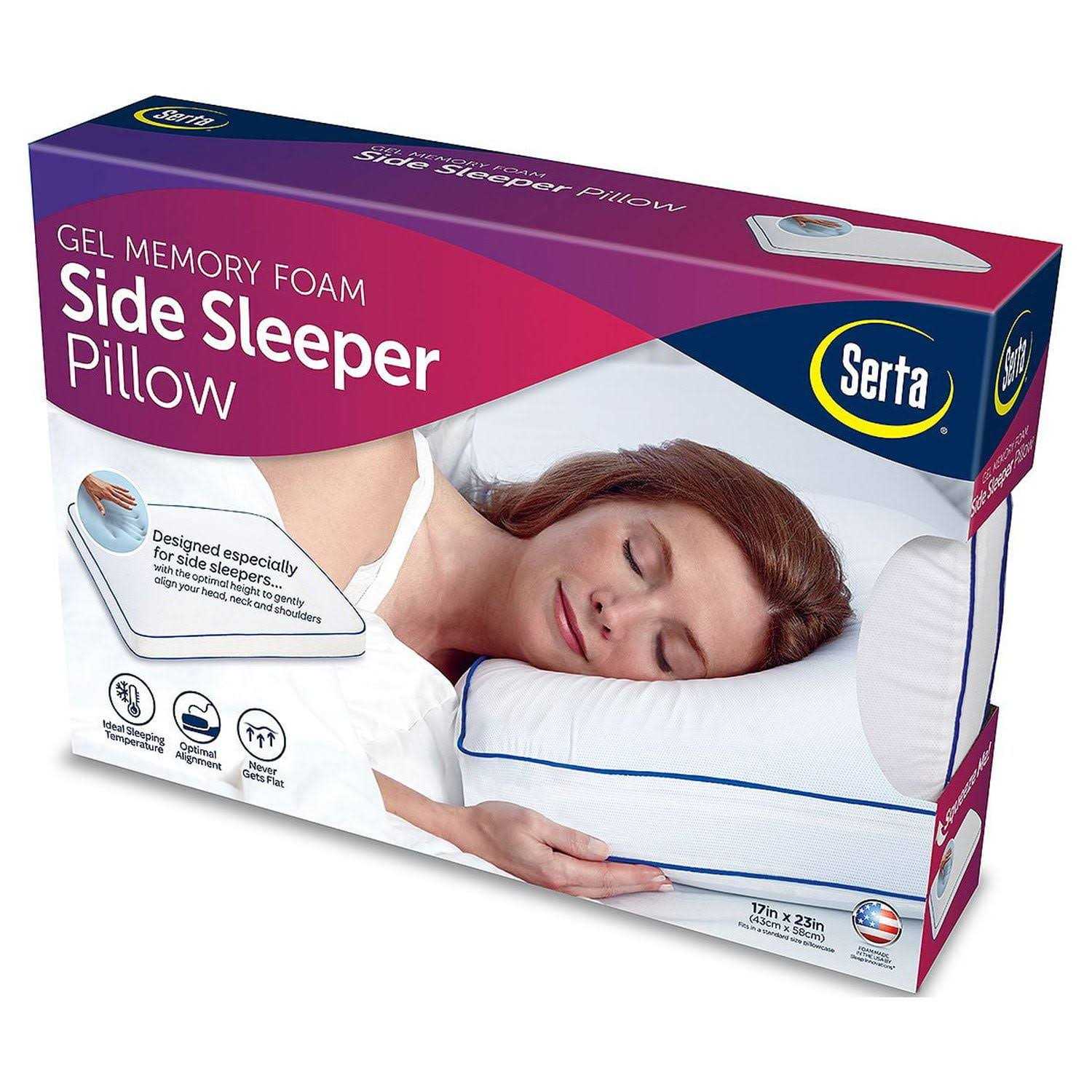 Serta Gel Memory Foam Side Sleeper Pillow - Image 3