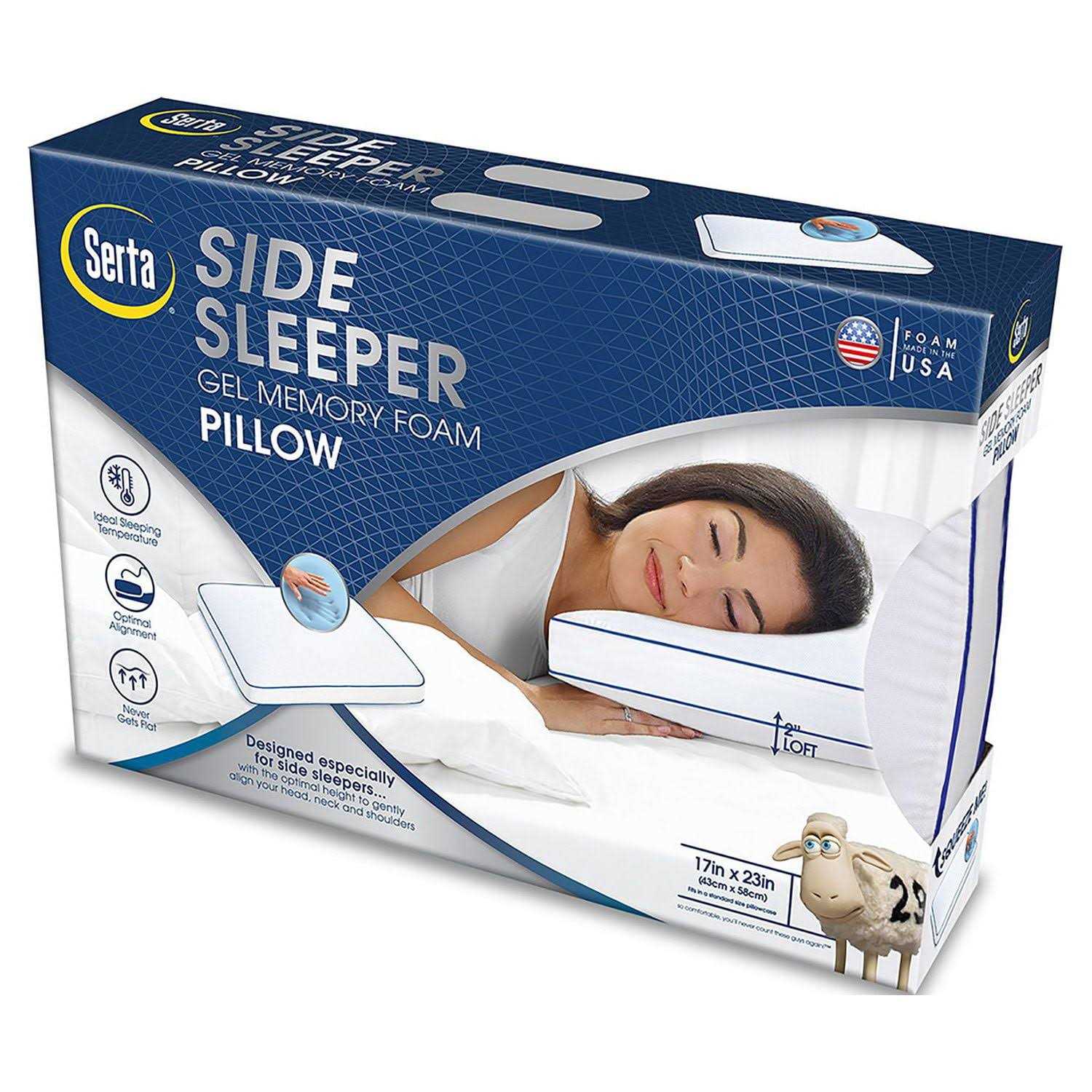 Serta Gel Memory Foam Side Sleeper Pillow - Image 4
