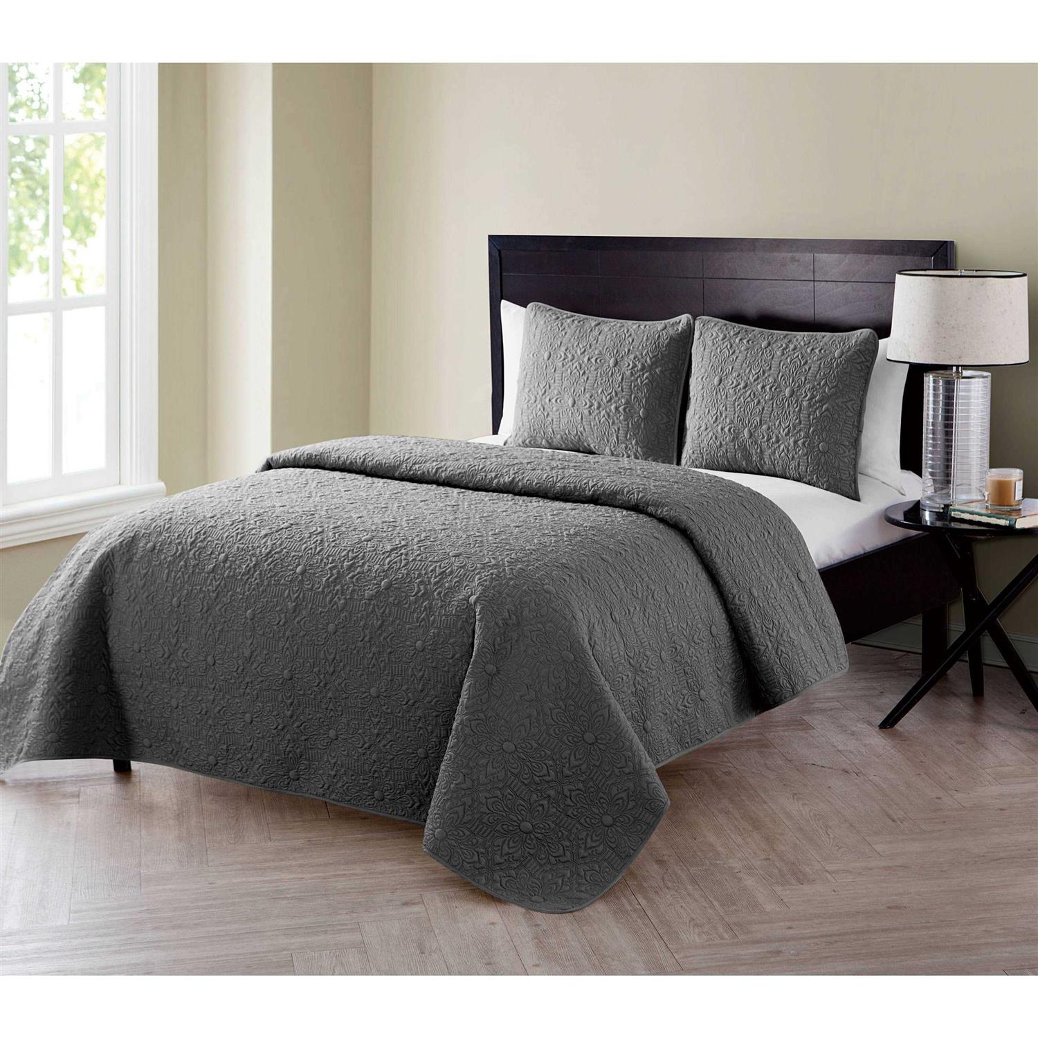 Vcny Home Caroline Embossed Quilt Set - Image 2