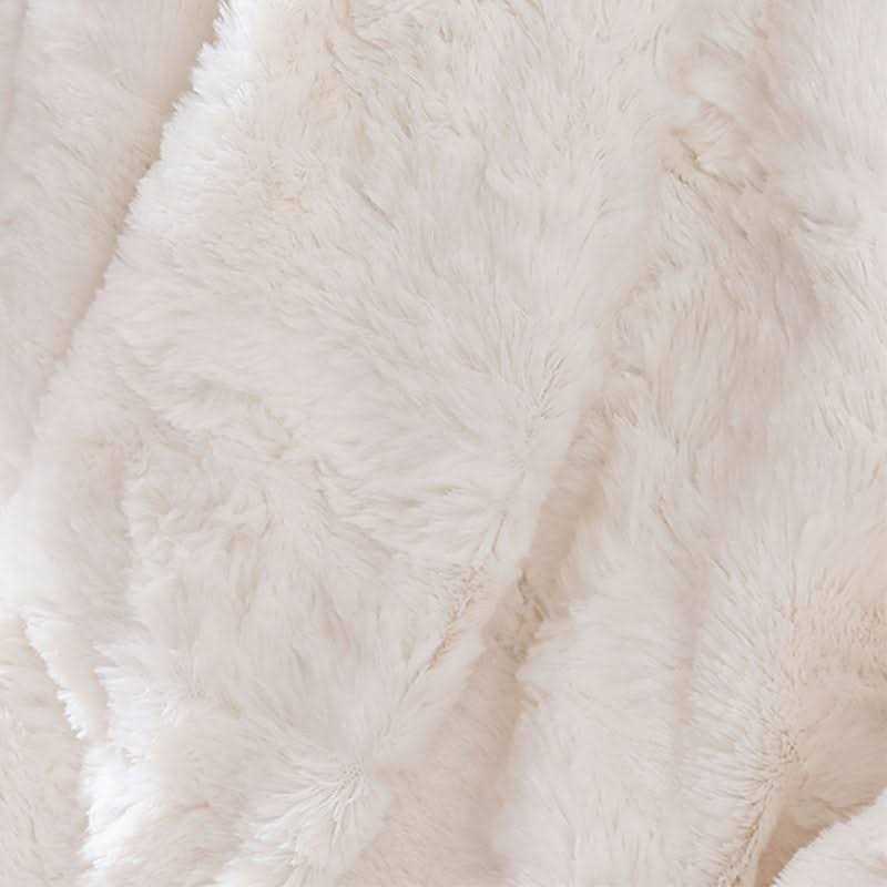 Swift Home Luxe Embossed Faux Fur Throw Blanket - Image 3
