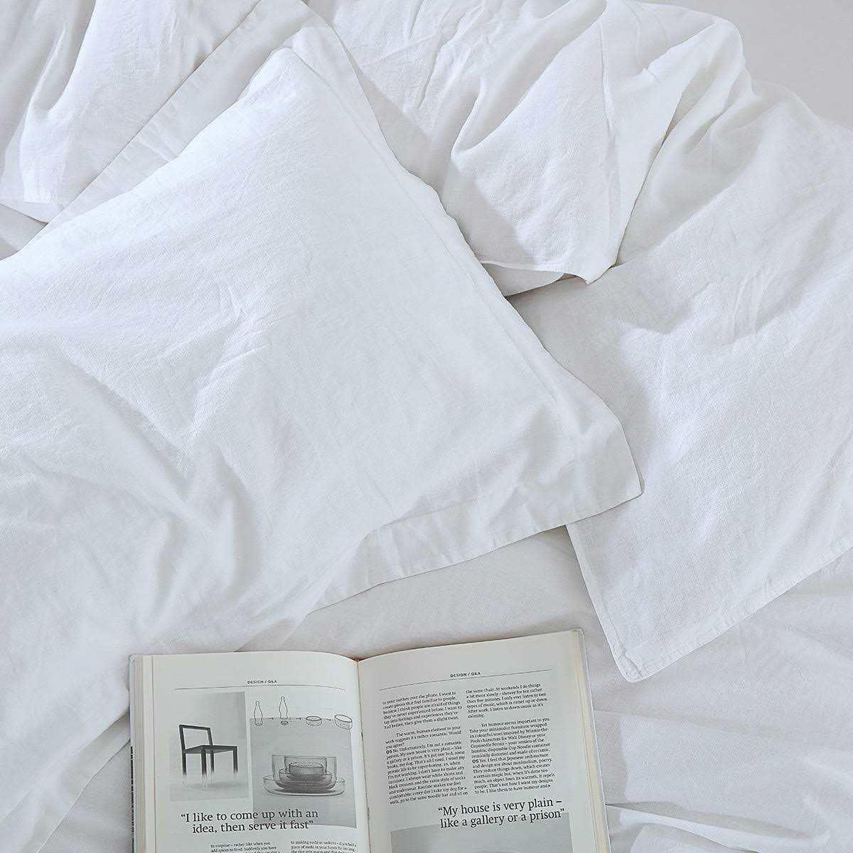 Royal Tradition Linen Duvet Cover Set Vintage Flax Linen - Image 3