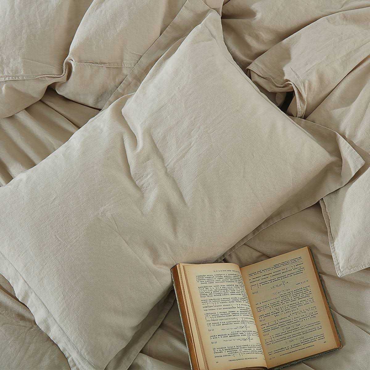 Royal Tradition Linen Duvet Cover Set Vintage Flax Linen - Image 4