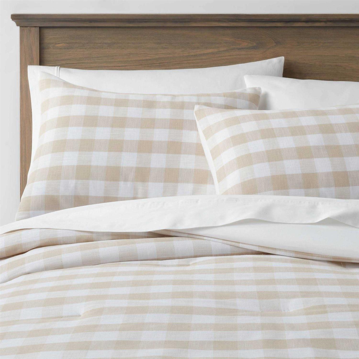 Threshold Yarn-Dyed Gingham Comforter & Sham Set