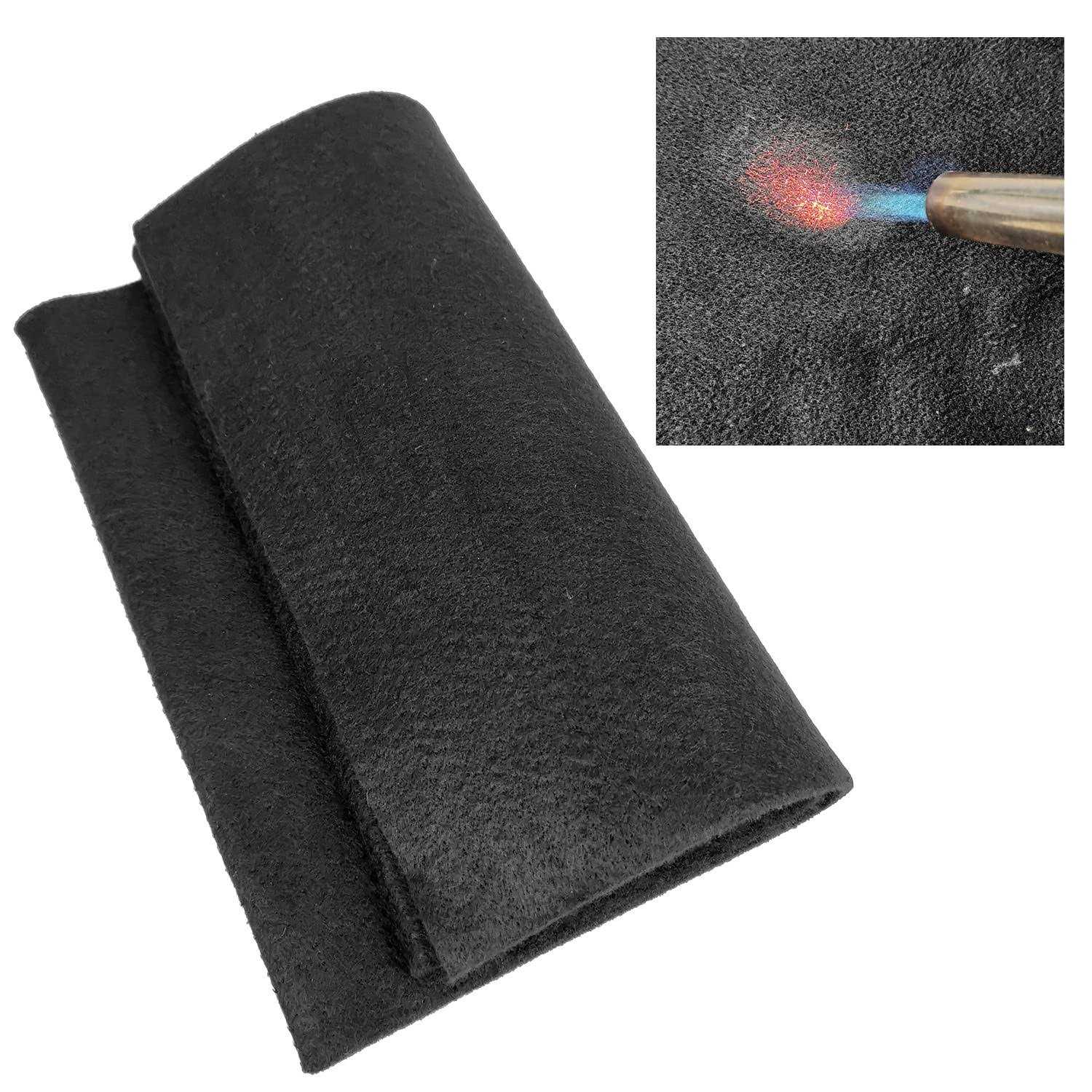Welding Blanket Fireproof Heat Resistant Up To 1800f Flame Retardant Fabric Material Carbon Felt for Welders