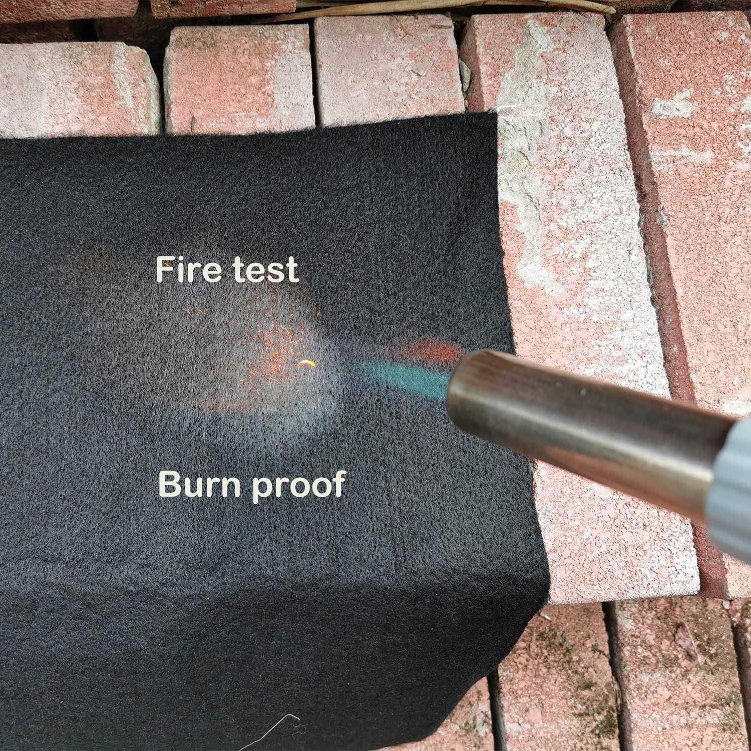 Welding Blanket Fireproof Heat Resistant Up To 1800f Flame Retardant Fabric Material Carbon Felt for Welders - Image 2