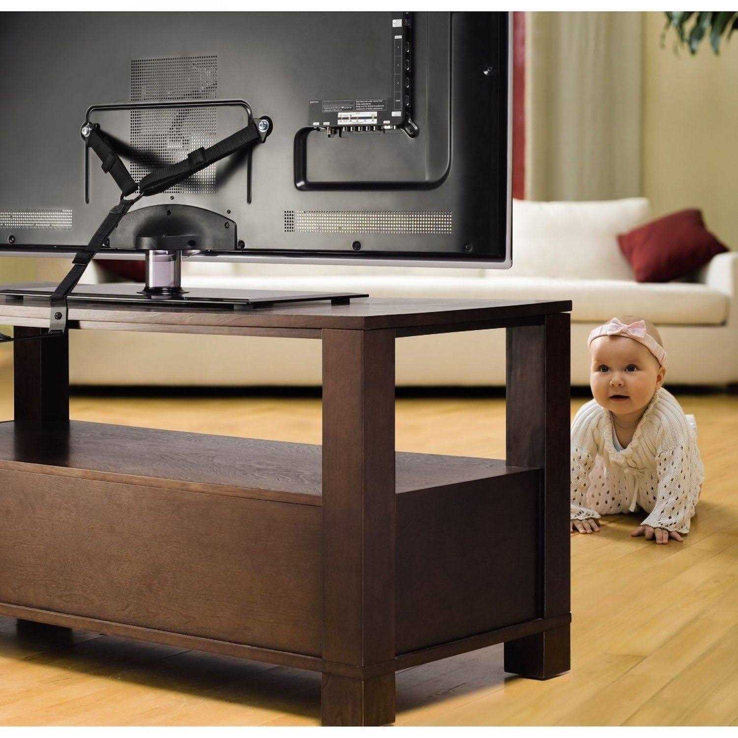 Sanus Antitip Strap for Most Flat-Panel TVs Up to 70 - Image 4