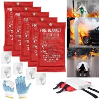 Fire Blanket Fire Suppression Blanket Fiberglass Fire Blankets Emergency For People Retardant
