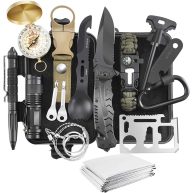 Survival Kits, 16 Pcs Survival Gear and Equipment