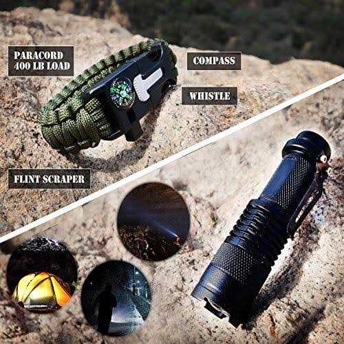 Everlit 250 Pieces Survival First Aid Kit Ifak EMT Molle Pouch Survival Kit Outdoor Gear Emergency Kits Trauma Bag for Camping Boat Hunting Hiking - Image 4